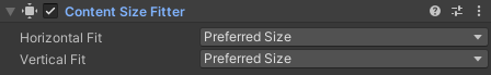 ContentSizeFitter