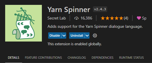 YarnSpinnerExtensions